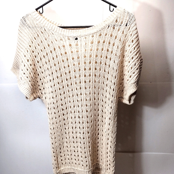 Banana Republic Sweaters - Banana Republic Crotchet Pull Over Sweater Cover Up Top l Size Small